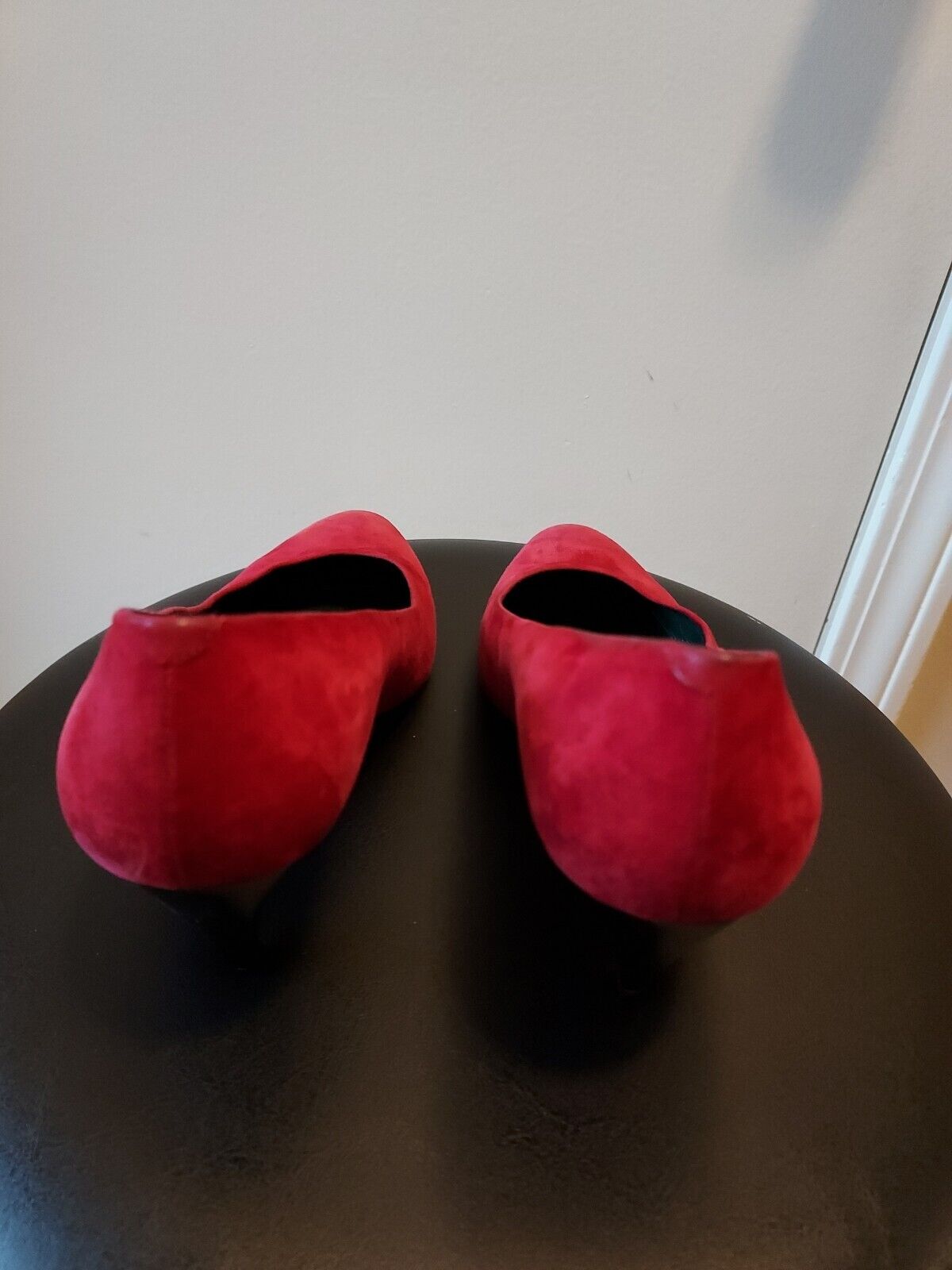 Gucci Shoes Women Red Suede Heels Size 5 - image 4