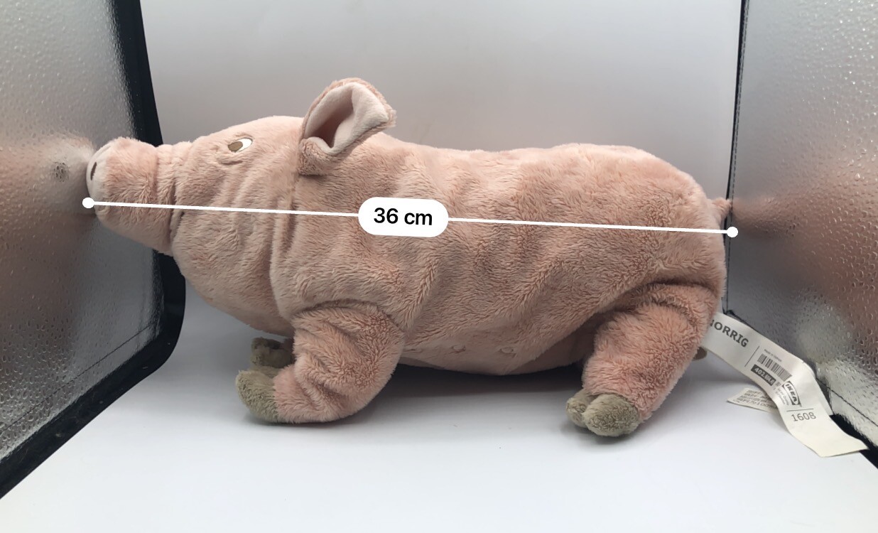 Official IKEA Knorrig Pink Pig Floppy Piglet Plush Soft Stuffed Toy