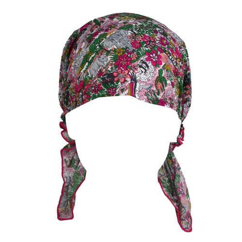 Sciarpa di cotone slip on turbante pre-legato cappello avvolgente chemio cancro copricapo donna - Foto 47 di 66