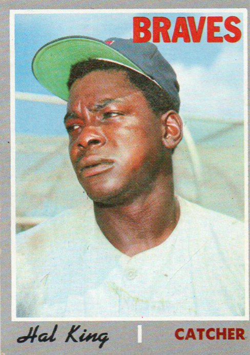 HAL KING 1970 TOPPS CARD #327 BRAVES VG A61