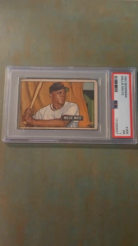 1951 Bowman Willie Mays Rookie Card RC Graded PSA 1 Baseball #305