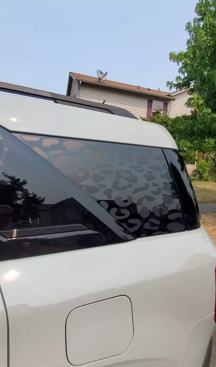Leopard print car window decals online