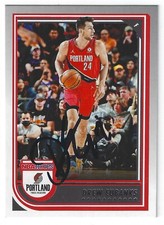 DREW EUBANKS PORTLAND TRAIL BLAZERS SIGNED CARD  JAZZ SUNS CLIPPERS KINGS SPURS