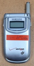 Samsung SCH-A310 - Silver  Verizon  Rare Flip Phone - Tested / No Batt
