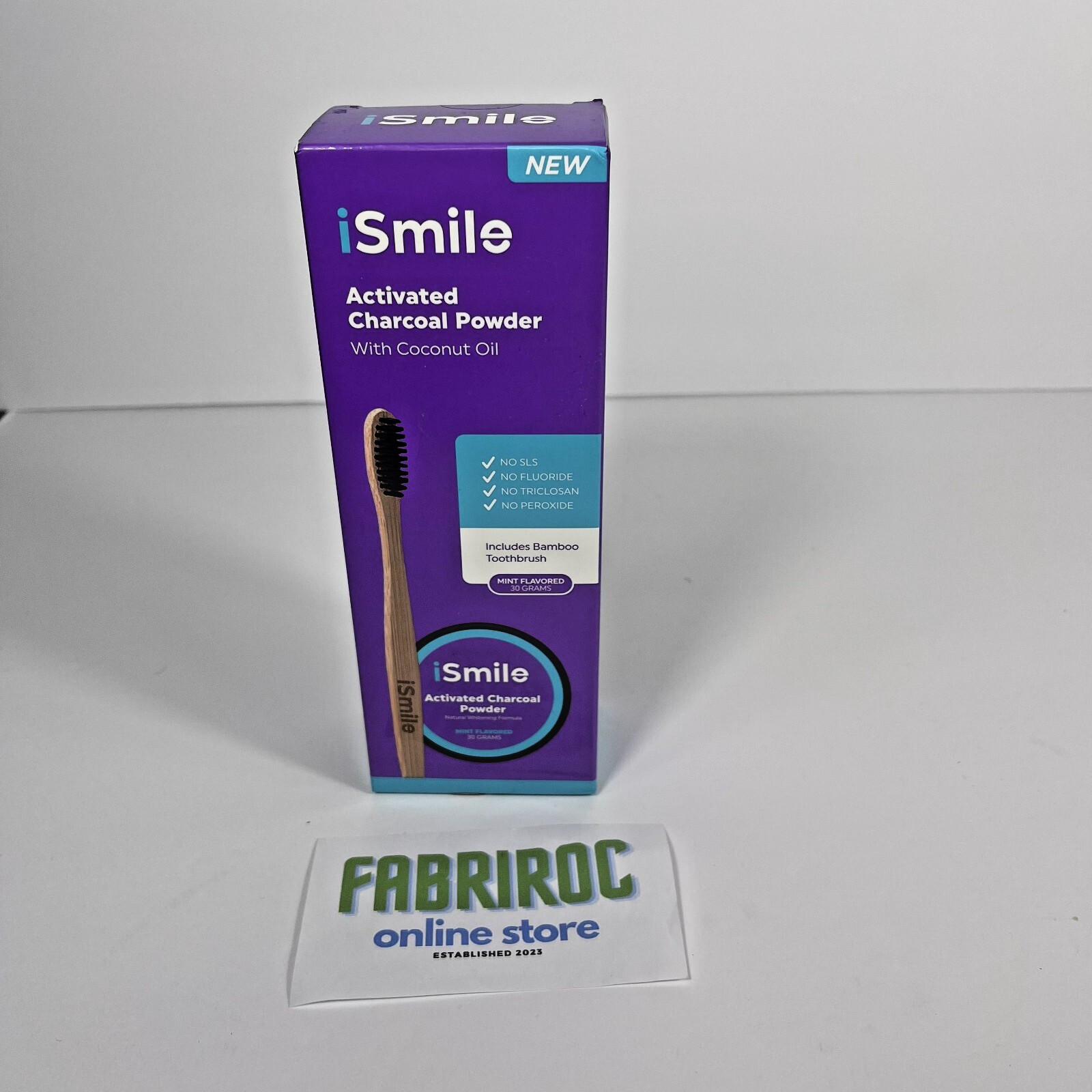 NEW! iSmile Activated Charcoal Powder + Bamboo Toothbrush | Natural Whitening!!!