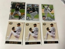 6 Dylan Cease San Diego Padres  & Chicago White Sox Cards Lot