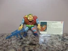Vtg. 1989 Playmates TMNT GENERAL TRAAG Action Figure w/ Portrait Card & Weapon