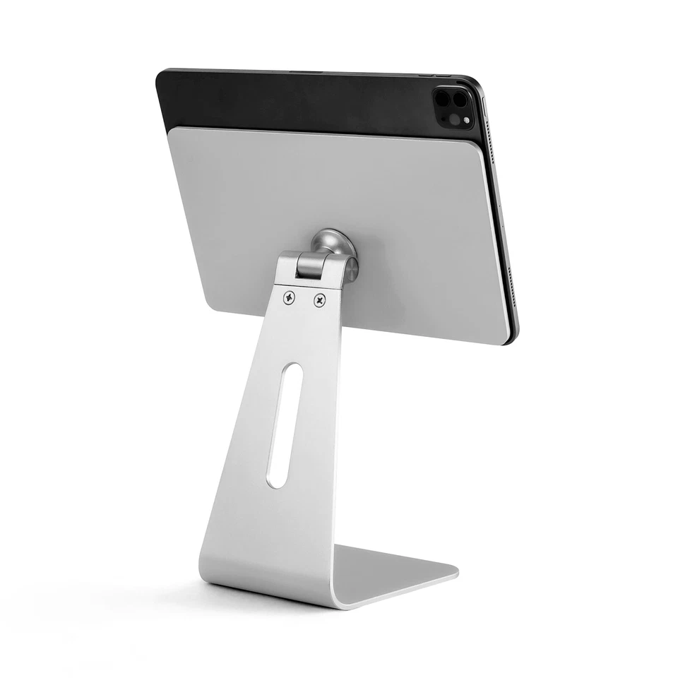 Supporto Magnetico Regolabile In Alluminio Per iPad Pro 11/12.9/iPad Air Argento - Immagine 3 di 4