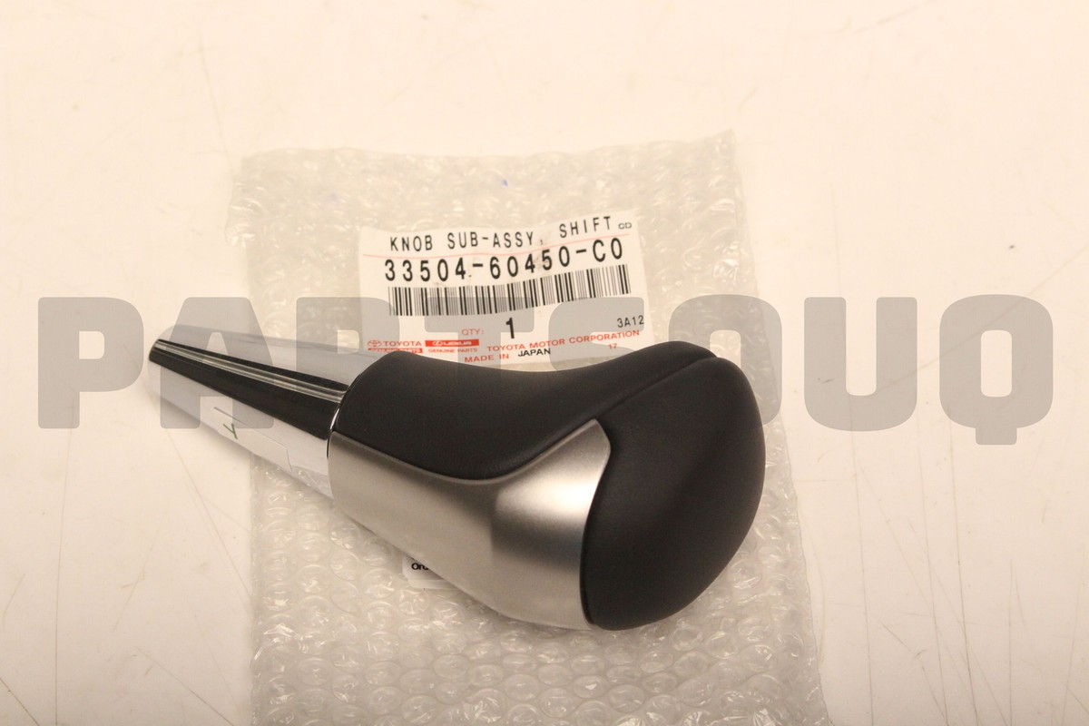 3350460450C0 Genuine Toyota KNOB SUB-ASSY, SHIFT 33504-60450