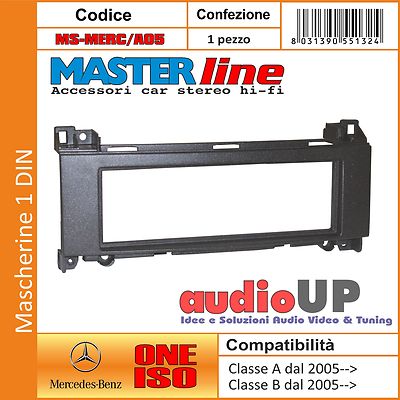 1211 RMS Mascherina Adattatore Vano Autoradio ISO Colore NERO Opel Meriva B | Acquisti Online Su - Foto 3