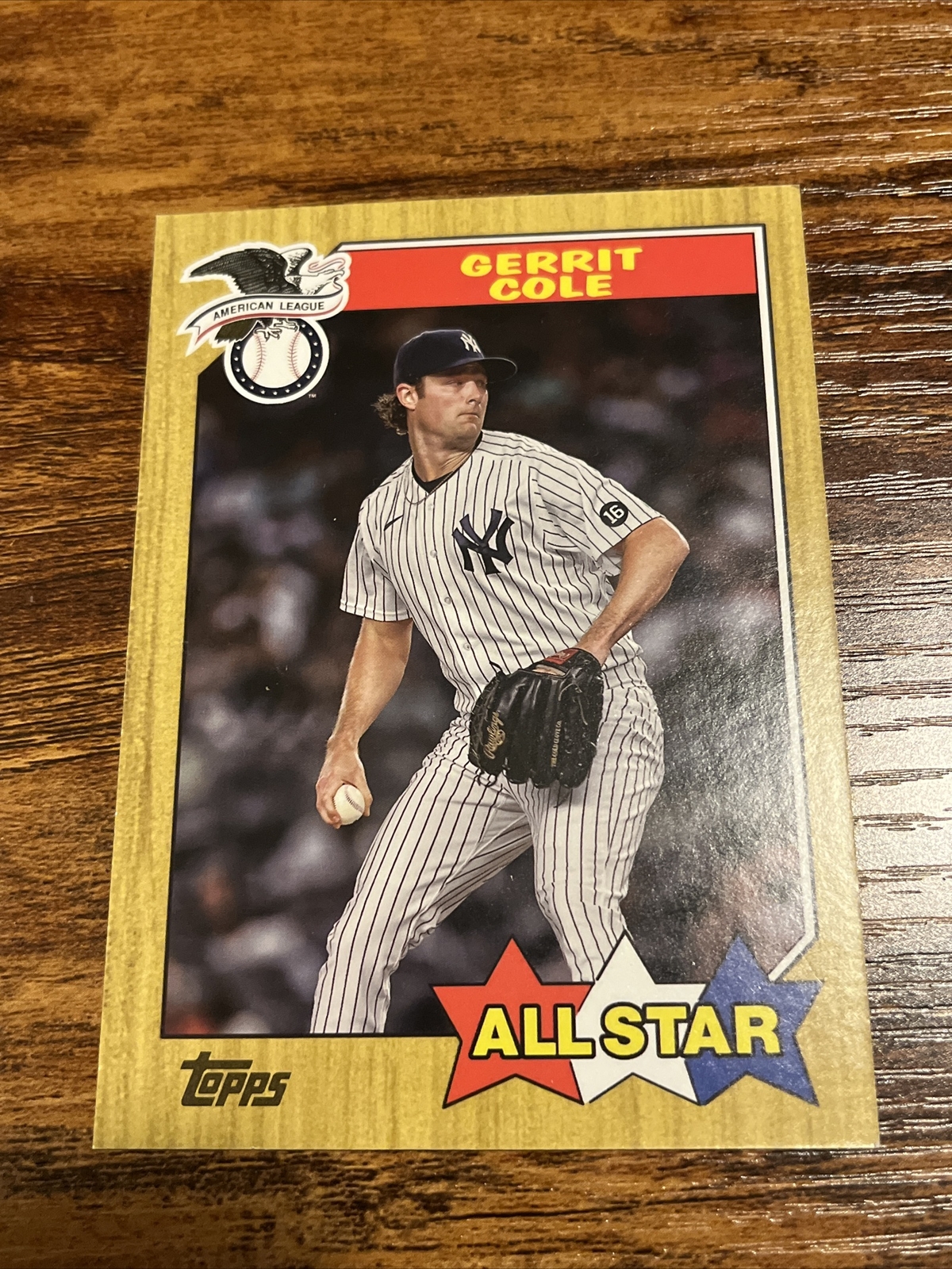 2022 Topps Series 2 Oversized All Stars OTAS-8 Gerrit Cole New York Yankees Baseball Card