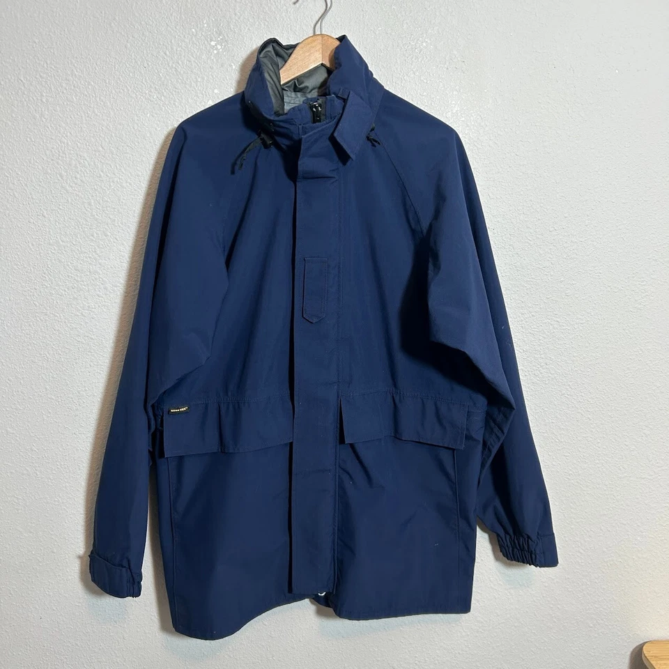 VTG Propper GoreTex Foul Weather Jacket Coat Mens M Long USA Navy Coast Guard - Image 2 of 4