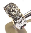 14k yellow gold .50ct SI2 J european diamond mason masonic mens ring 11.1g gents — photo 5