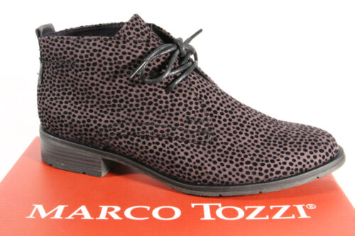 Marco Tozzi Damen Stiefel 25101 Stiefelette Schnürstiefel Boots grau  NEU!! - Bild 1 von 7