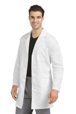 Med Couture's Men's Twill Lab Coat 46 MC2 NWT Medical Scrubs