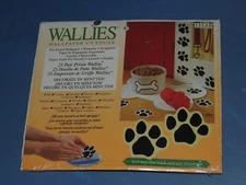 25 PAW PRINTS WALLIES WALLPAPER CUTOUTS 12133 DECALS  STICKERS PRE PASTED DOGS