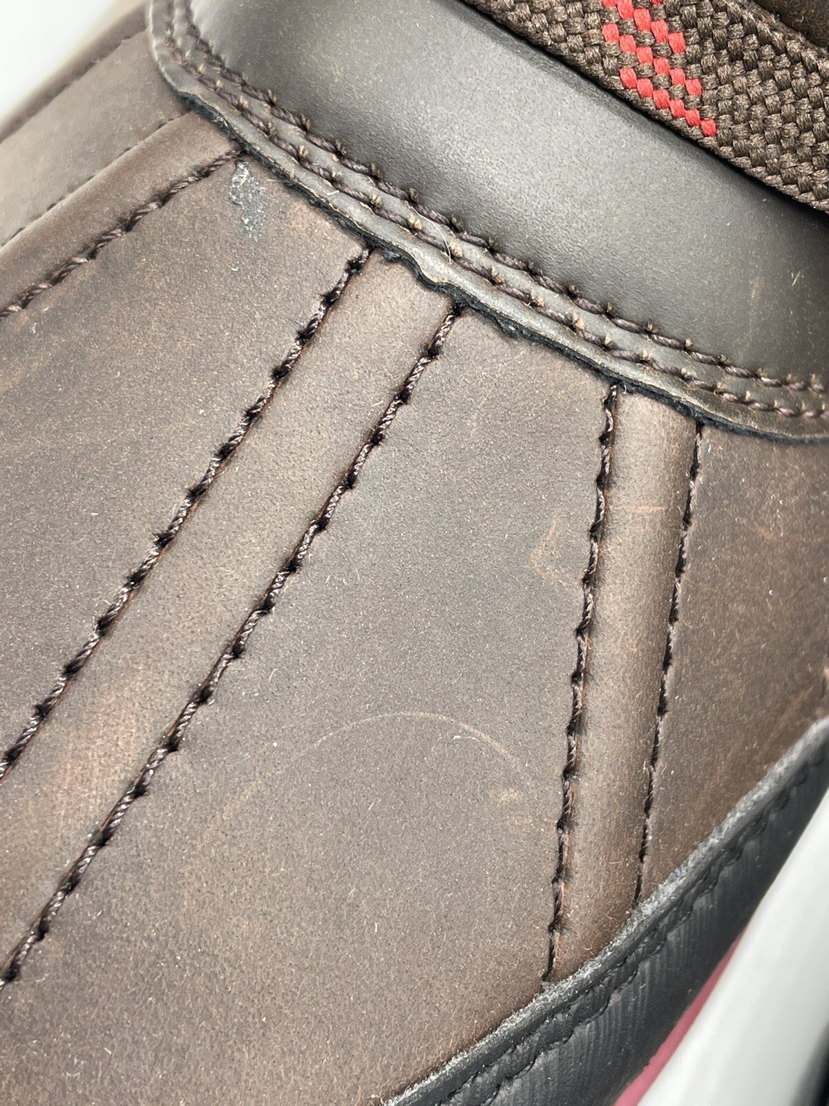 Columbia Youth Wrangle Peak Waterproof Boots Brown Red BY1337-231 Size 4 NWOB