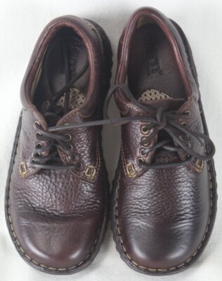 Born Ravine French Roast Brown Leather Lace Up Shoes M/W NIB