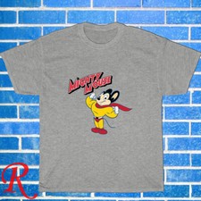 New Mighty Mouse Cartoon Retro Black/Grey/Navy/White Size S-5XL Unisex T-Shirt