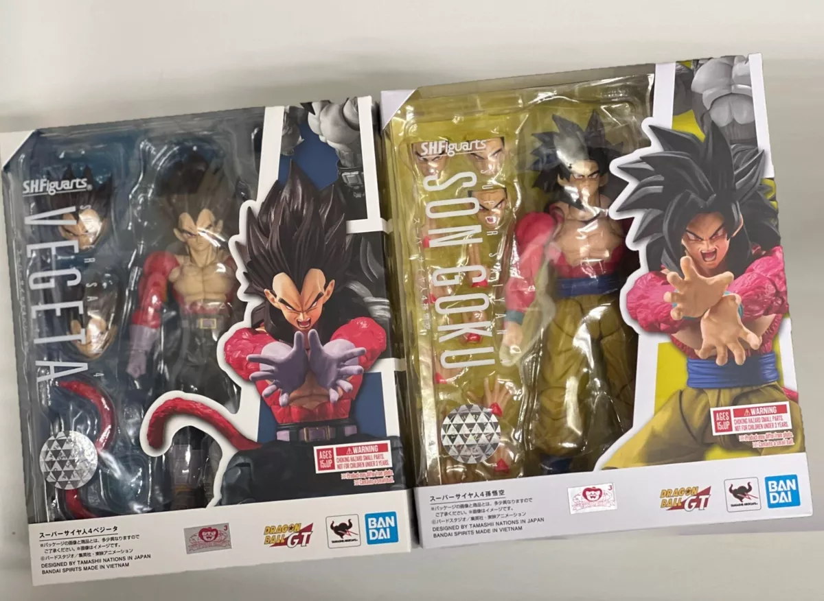 Bandai dragon ball gt super saiyan 4 filho goku vegeta iv