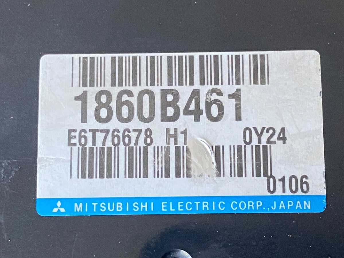 2011 MITSUBISHI OUTLANDER SE ENGINE COMPUTER ECU 1860B461 FWD 4