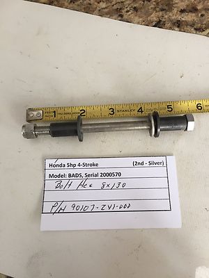 Mounting Bolt Hex 90107-ZV1-000 BADS 2000570 Honda Outboard 5 hp