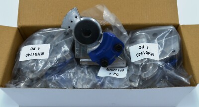 COMMERCIAL TRUCK ANGLED 38 DEGREE BLUE SERVICE GLAD HAND (6 PCS) - MHD1440