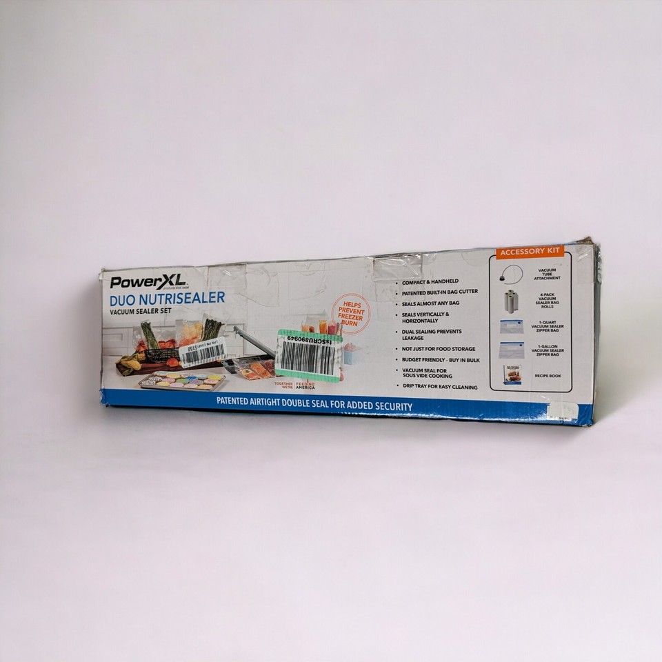 PowerXL Duo Nutrisealer Vacuum Sealer Set eBay