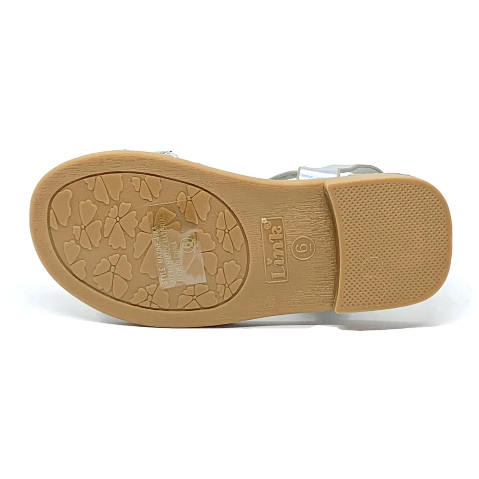 Sandalias Link Maxine-49KA para bebé y niño pequeño dorado concurso noche y fiesta talla 8 Foto 4 de 4