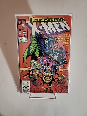 X-Men #240 (Marvel 1989) Goblin Queen (Madelyne Pryor) Inferno