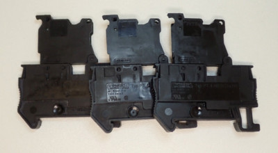 Lot of 3 - Phoenix Contact PT 4-HESI (5x20) Terminal Block
