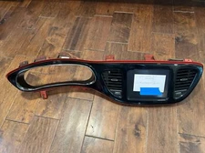 2013-2016 DODGE DART BLACK DASH SPEEDOMETER TRIM BEZEL 8.4" DISPLAY SCREEN