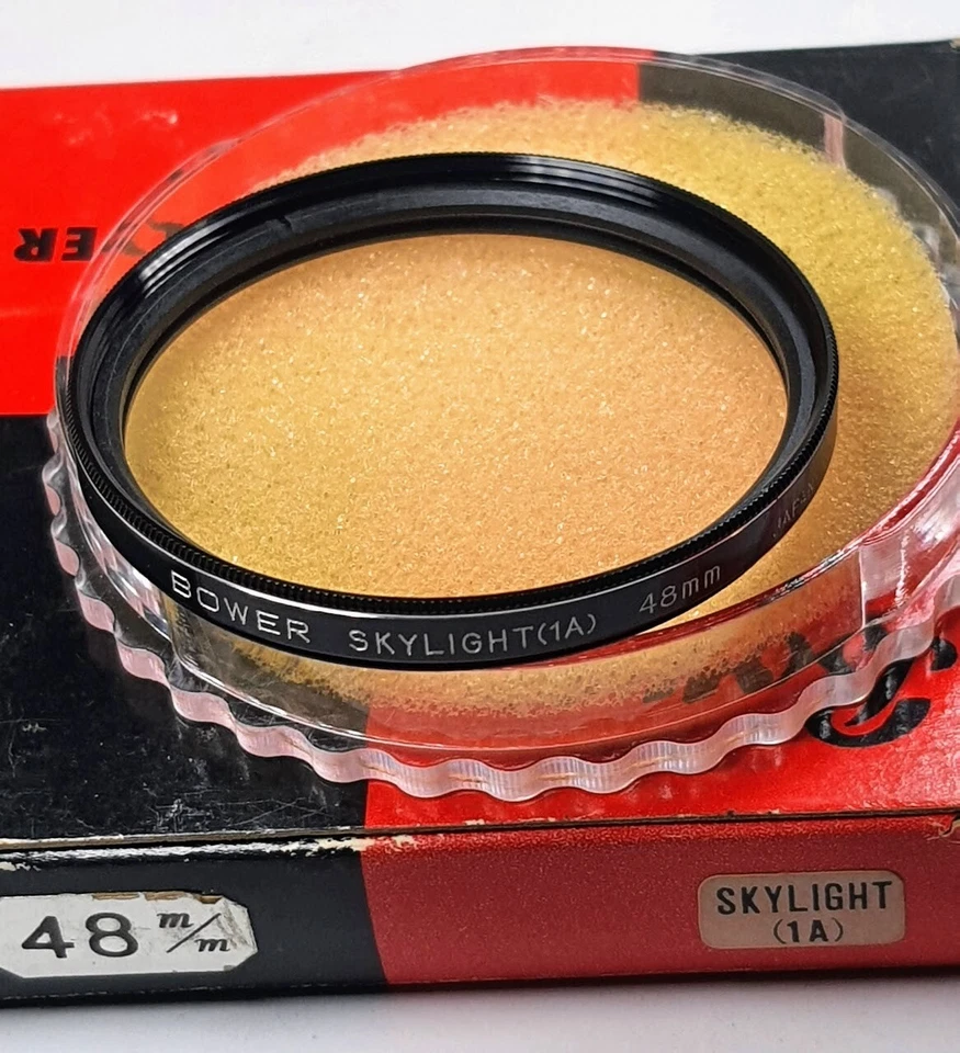 48mm Skylight 1A Glass Lens Filter 48 mm sklight1A Bower Japan E48 E-48 NOS - Image 2 of 4