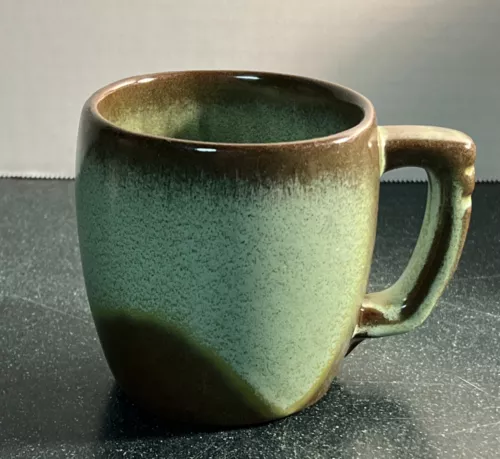 Vintage FRANKOMA Plainsman Prairie Green 3 5/8” Coffee / Tea Mug 5C
