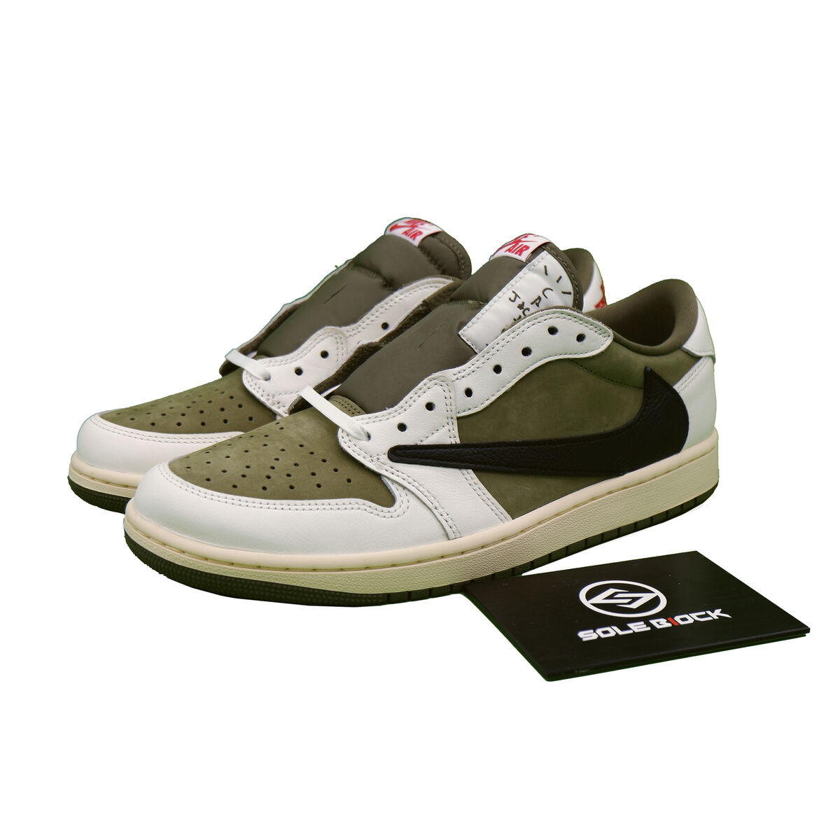 Travis Scott X Air Jordan 1 Low OG ''Medium Olive'' Black Travis Scott X Air Jordan 1 Low OG ''Medium Olive'' Black