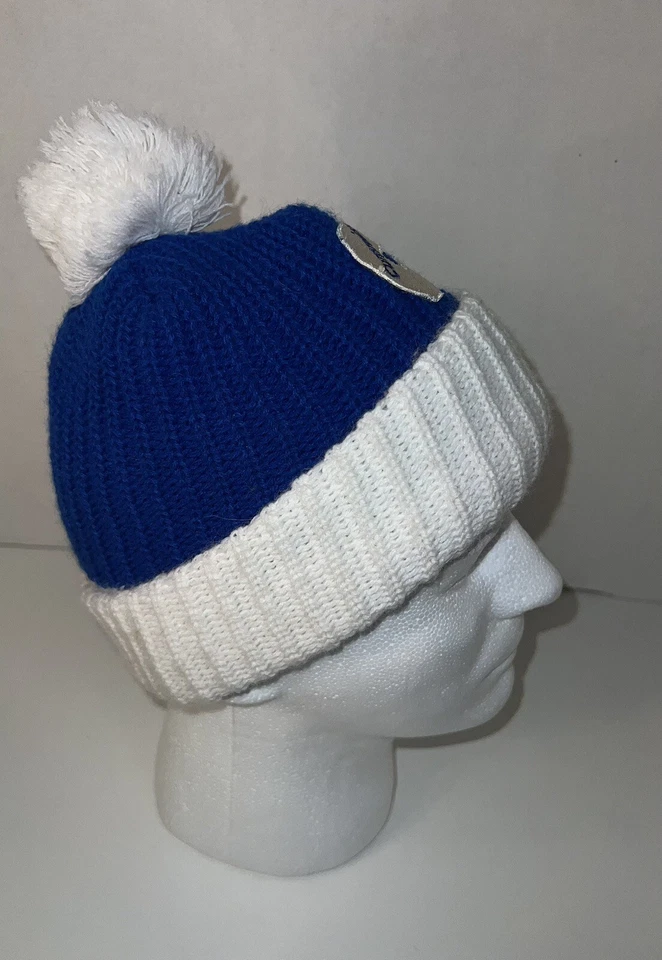 Голубая белая шапочка-помпон Cummins - Изображение 3 из 4