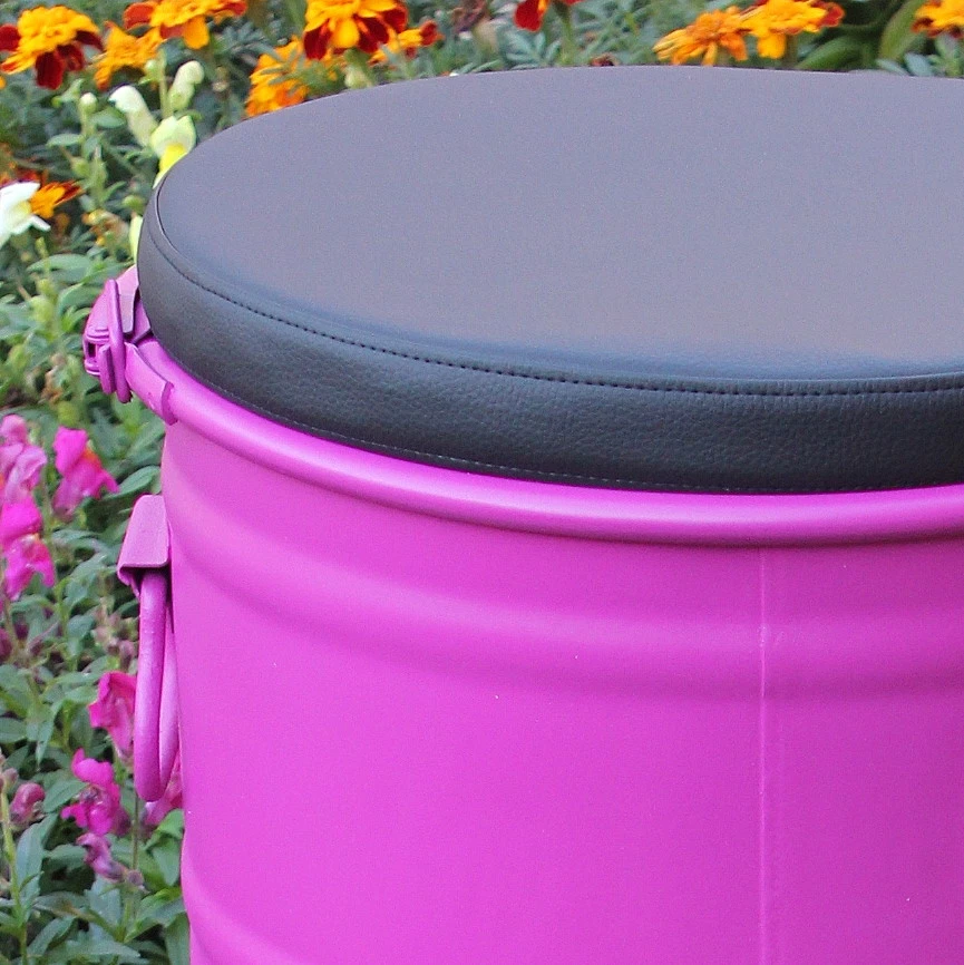 Coussin De Siège Rond En Similicuir 56X4 Cm Pour Bar Et Tabouret Neuf - Photo 4/4