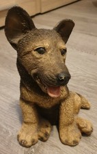 Dekofigur Schäferhund Welpe sitzend Original by Castagna  H 27 cm 