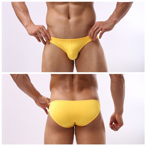 Men Briefs Sexy Low-rise Underwear Bulge Pouch Brief Shorts Underpants Undies- - Picture 8 of 19