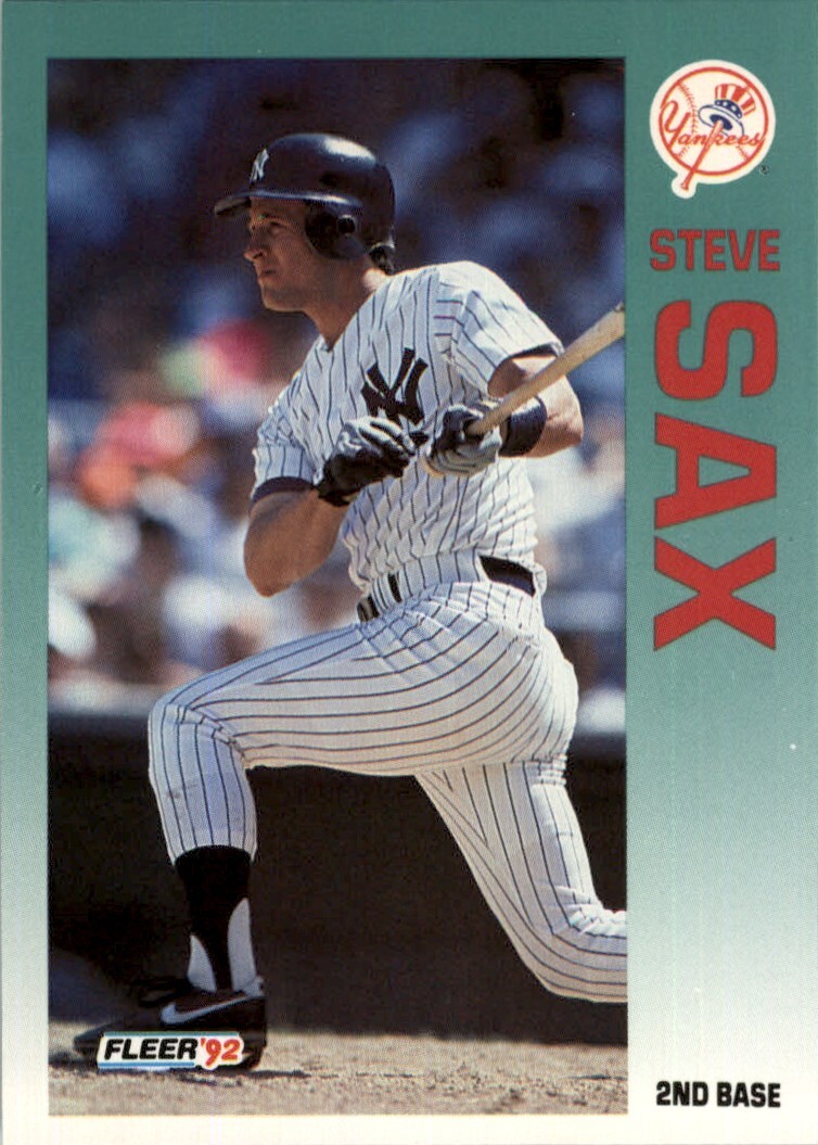 1992 Fleer MLB Steve Sax #244 | eBay