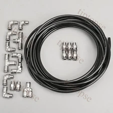 Quick Connect Boost Air Fitting Kit For Turbo Supercharger Vacuum/Boost Line Kit