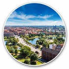 2 x Vinyl Stickers 25cm - Copenhagen City Denmark City Cool Gift #21389