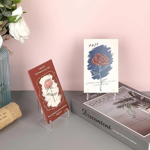Clear Display Easel Stand 60-Degree Angle Book Stand Table Card - Picture 9 of 15