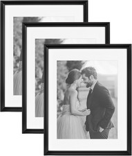 Adlynn Modern Black Picture Frame Set of 3 for Gallery Wall Decor