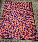 Homemade Quilt  52" x  67"       Rail Fence  pattern  Modern BATIKS  — photo 8