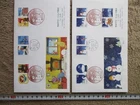 Japan Stamp First Day Cover Greetings Winter 2 Covers Large format 2017