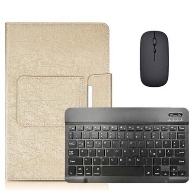 QWERTZ Tastatur Maus Schutzhülle Für Lenovo Tab M11 2024/M10/M10 Plus/P11/P10 DE
