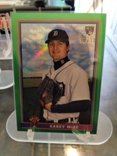 2021 Bowman - 1991 Bowman Casey Mize #91B-CM Green Refractor /99 (RC)