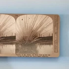 WW1 Military Stereoview C1916 Real Photo Belgium Battle Of The Dunes Disaster