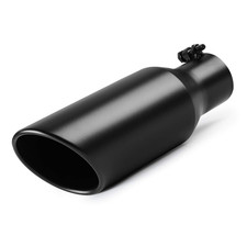 Exhaust Tip 2.5 Inch Inlet 2.5 Inlet 4 2.5inlet 4.0outlet-12long Black